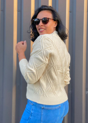 Gilet court maille Sanna 