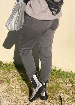 Jean mom Marcus gris