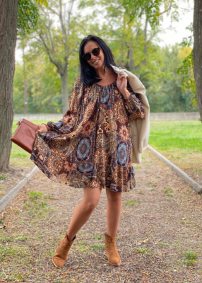 Robe Jungle fluide 