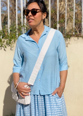 Chemise unie Charlotte 
