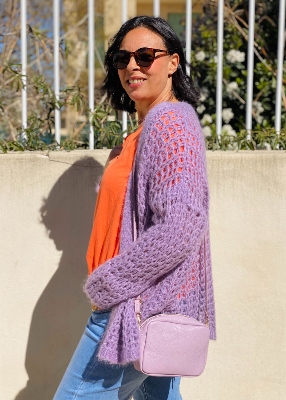 Gilet maille ajouré Tim