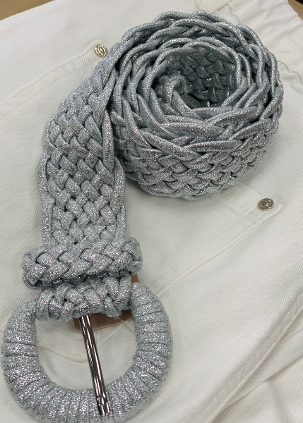 Ceinture extensible tressée 