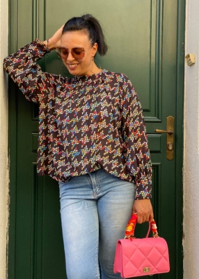 Blouse Retro vaporeuse
