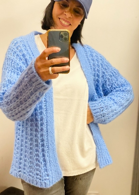 Gilet maille ajouré Tim