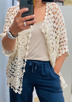Gilet Paulina ajouré 