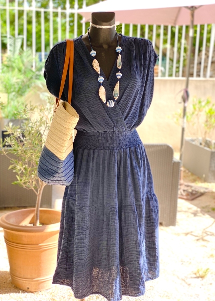 Robe gaze de coton Laly