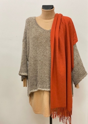 Pull oversize col V Ilda