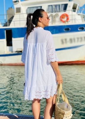 Robe plumetis Clemence