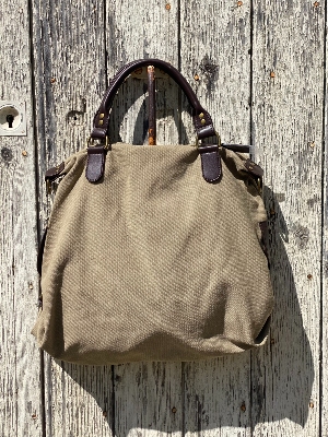 Sac cabas en toile inscription Vintage