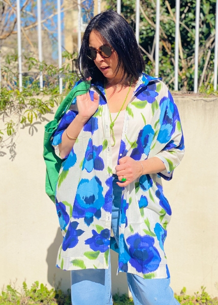 Chemise colorée Palme defile