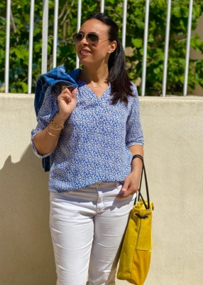 Blouse imprimée Laura