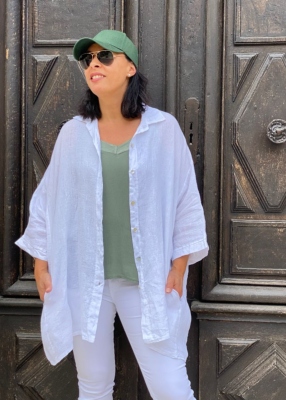 Chemise Priscille lin  oversize 