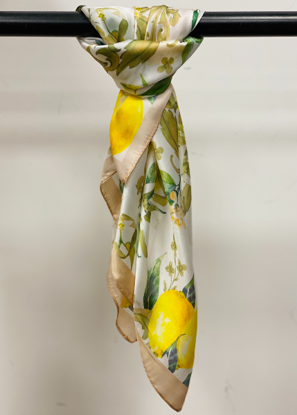 Foulards soyeux Citrons 