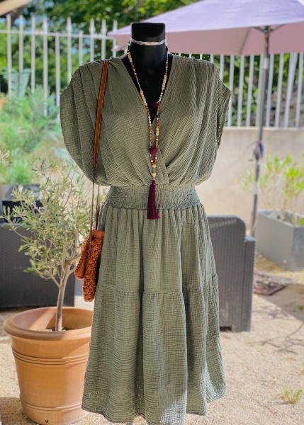 Robe gaze de coton Laly
