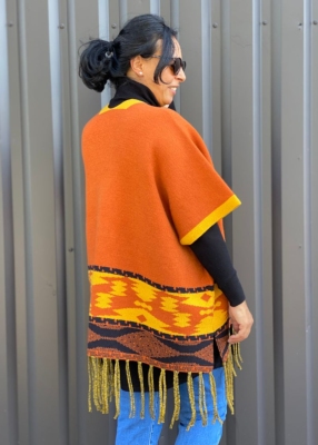 Cape poncho Severine