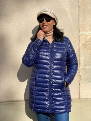 Doudoune fine Flavie marine