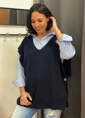 Pull sans manche Vanessa 