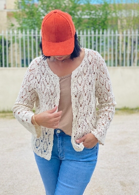 Gilet façon crochet Melie