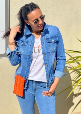 Veste en jean Tayssa