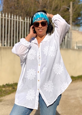 Chemise longue Florine