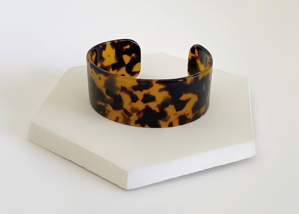 Bracelet manchette imprimé animal