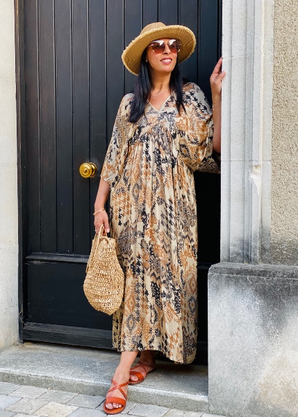 Robe longue Athena  ethnique