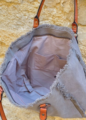Sac cabas en toile avec inscription Vintage edition