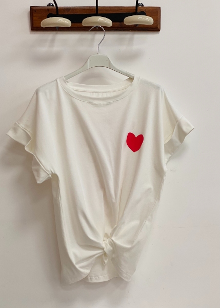 Tee-shirt Coeur defile