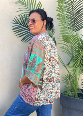Kimono soie Alba 
