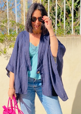Veste en lin Arlo defile