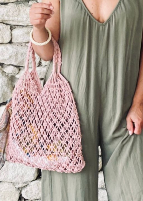 Sac macram faon filet d picier 