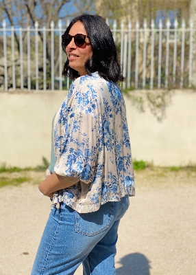 Veste soyeuse Amandine 