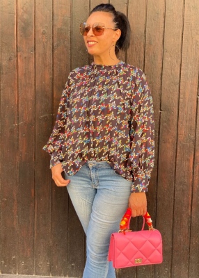 Blouse Retro vaporeuse