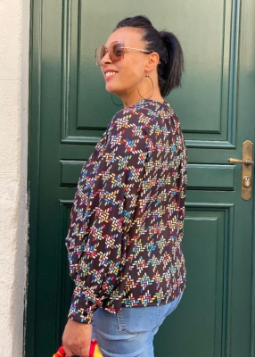 Blouse Retro vaporeuse