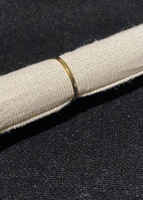 Bague acier fantaisie, blanc 