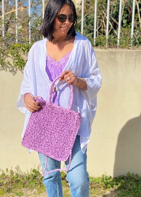 Sac façon patchwork AJOURE