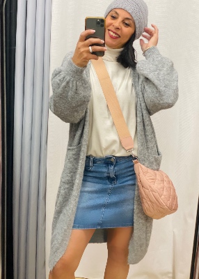 Jupe en jean Severine 