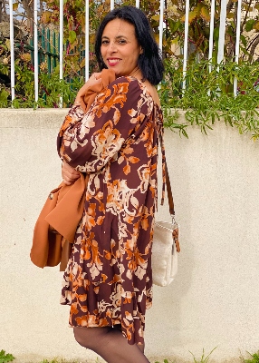 Robe fluide Jungle