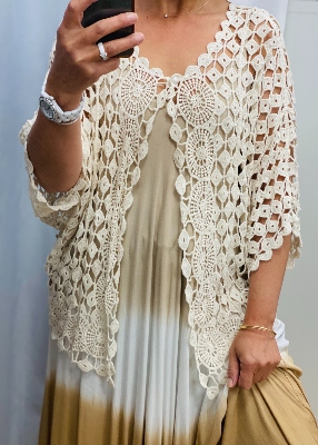 Gilet Paulina ajouré 