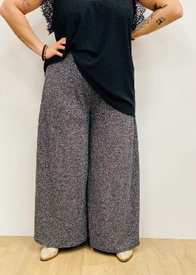 Pantalon fluide lurex Disco