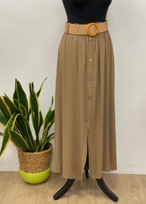 Jupe fluide  boutonnée Lucinda 