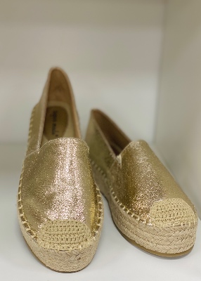 Espadrilles dores