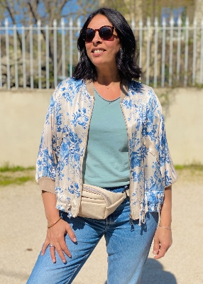 Veste soyeuse Amandine 