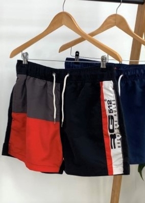 Short de bain Homme rouge