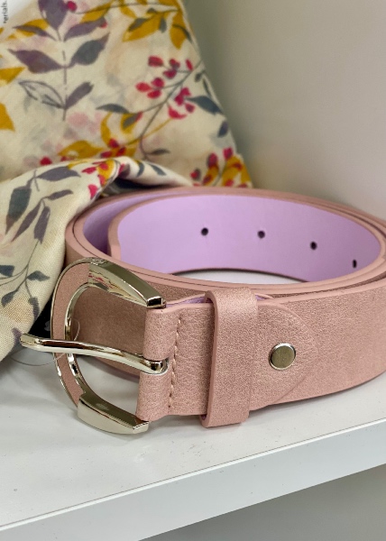 Ceinture unie à boucle 