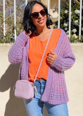 Gilet maille ajouré Tim