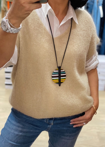 Pull sans manche Gigi 