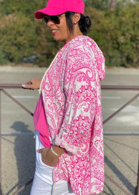 Veste légère imprimée Lucie 