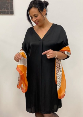 Robe viscose et soie Ruby