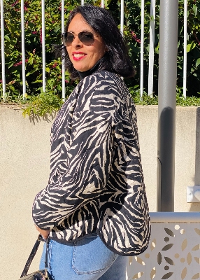 Veste  Rachel  imprimée 